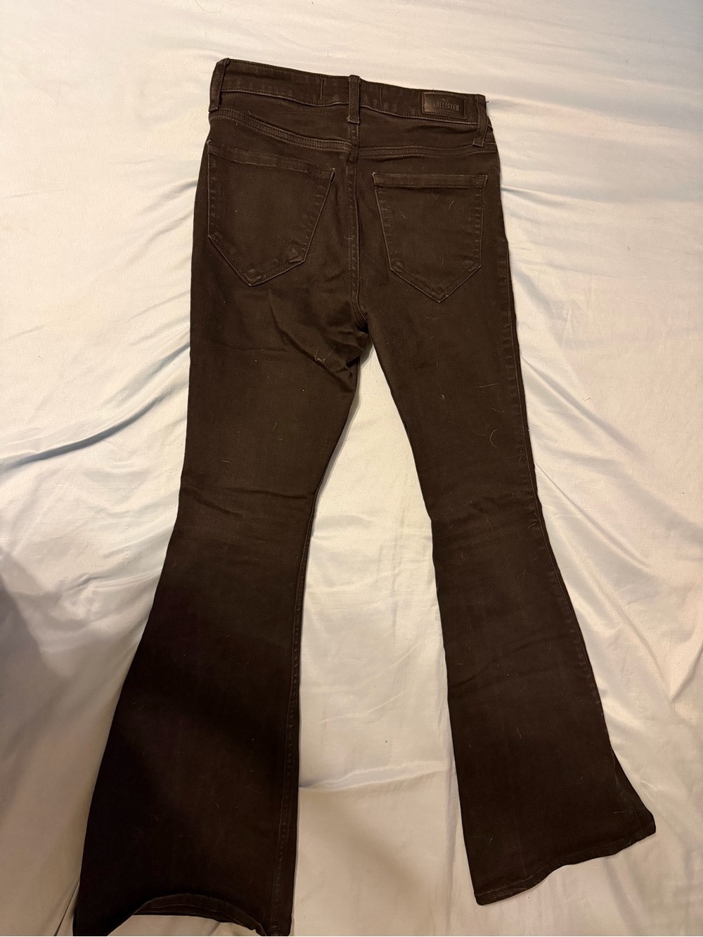 Hollister Black Flared High-Rise Jeans - Picture 2 of 4